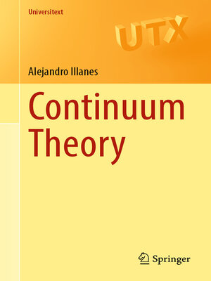 cover image of Continuum Theory